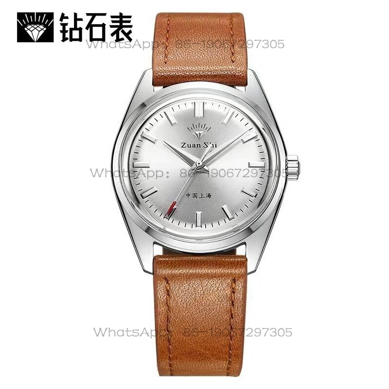 Leather Watch Strap - 24시간 배송 상하이 다이아몬드 브랜드 레트로