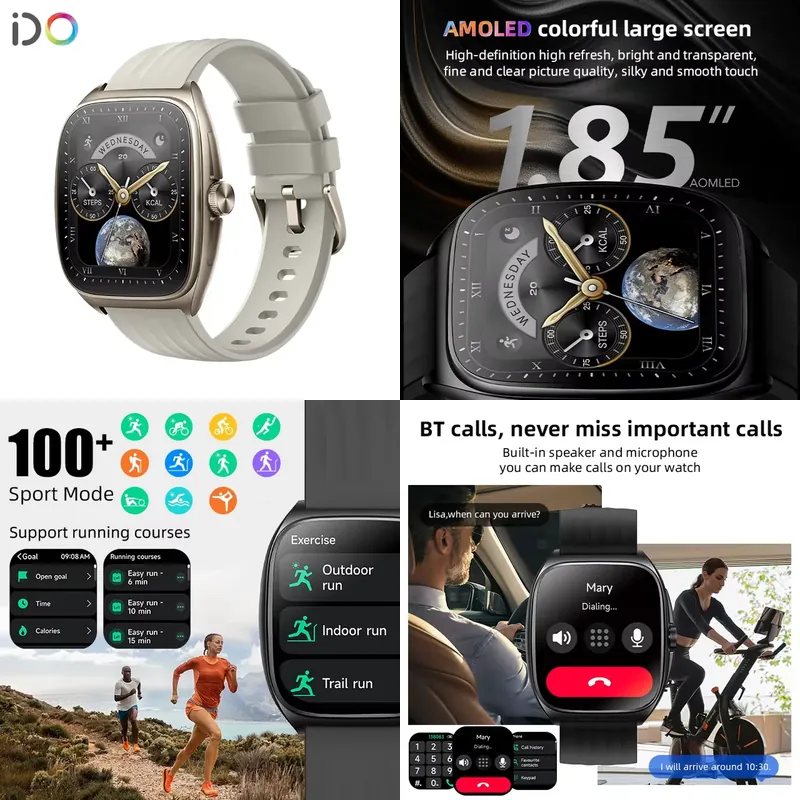 Smartwatch Watches For Men - 2025 패션 남성 스마트워치 제조업체 1.85인치