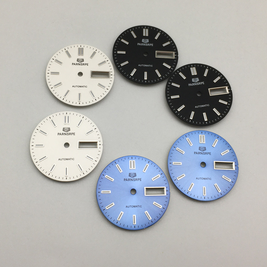 Luminous Dial Face - NH36용 28.5mm 다이얼, 야광 커스텀 모드
