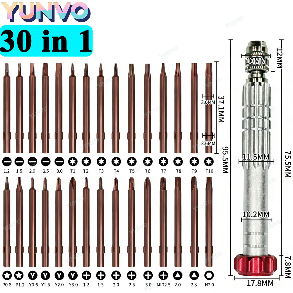 Watchmaker Screwdriver - 30 in 1 자기식 정밀 드라이버