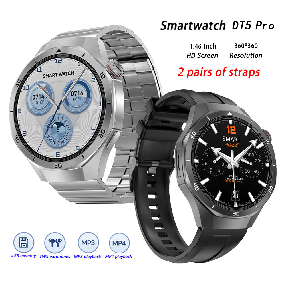 Smartwatch Digital Watches For Men - DT5 Pro 스마트 시계 남성용 여성용