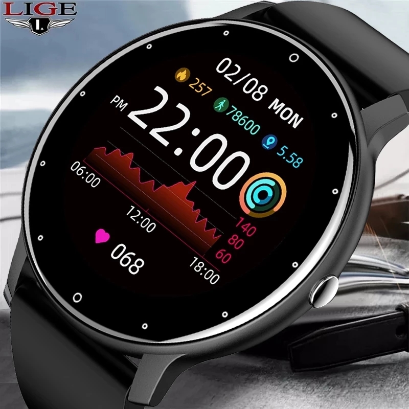 Smartwatch Digital Watches For Men - LIGE 2026 새로운 스마트워치 남성용 풀