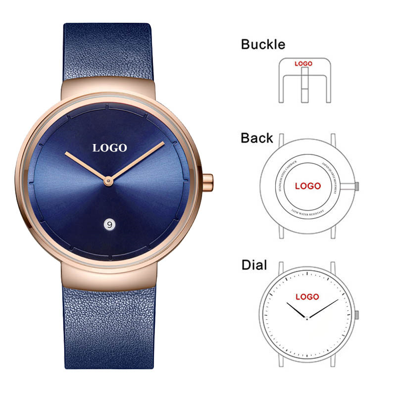 Leather Watch Strap - CL032 공장 남성 시계, 디자이너 브랜드