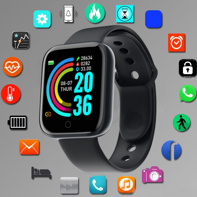 Smartwatch Digital Watches For Kids - 남성 스마트워치 스마트 시계 스포츠 시계