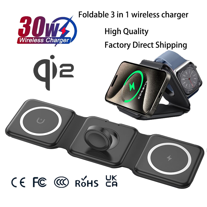 Smartwatch Watches Xiaomi - 유니버설 Qi2 마그네틱 접이식 충전 스테이션