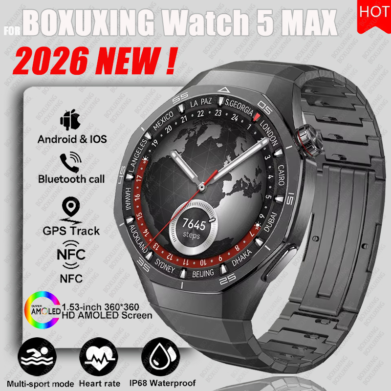 Smartwatch Watches For Women With Gps - 2026 신형 BOXUXING 워치 5 MAX