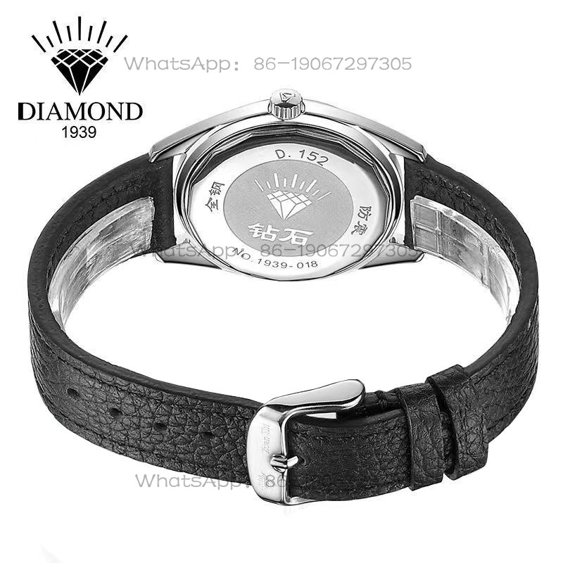 24시간 배송 상하이 다이아몬드 브랜드 레트로 가죽 스 - Leather Watch Strap 리뷰 및 가격