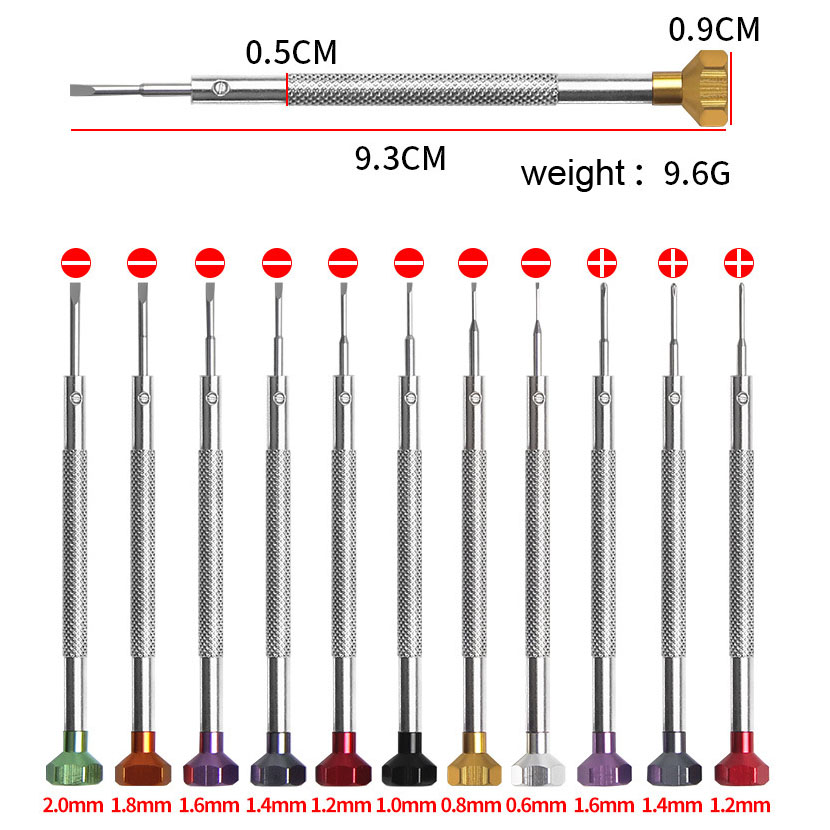 0.6-2.0mm 합금 스테인레스 스틸 스크루 드라이버 - Watchmaker Screwdriver 리뷰 및 가격