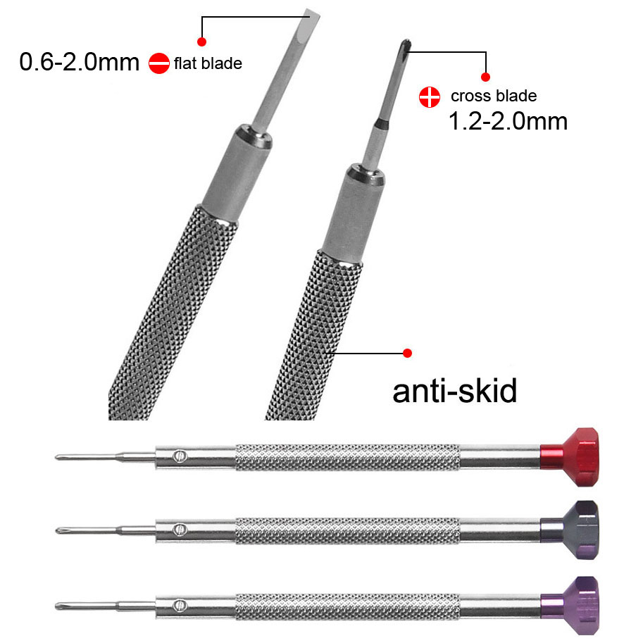0.6-2.0mm 합금 스테인레스 스틸 스크루 드라이버 - Watchmaker Screwdriver 리뷰 및 가격