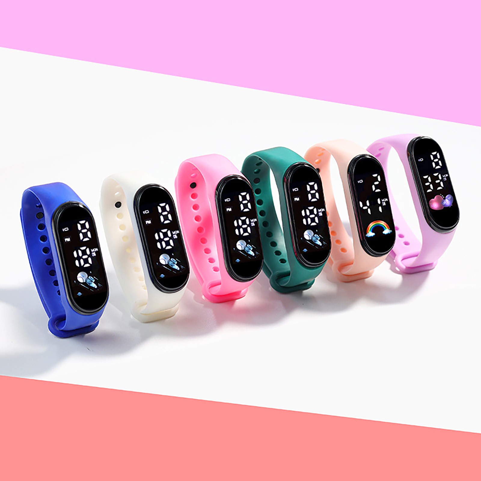 귀여운 어린이용 스마트워치, 패션 아웃도어 방수 스포츠 - Smartwatch Digital Watches For Kids 리뷰 및 가격