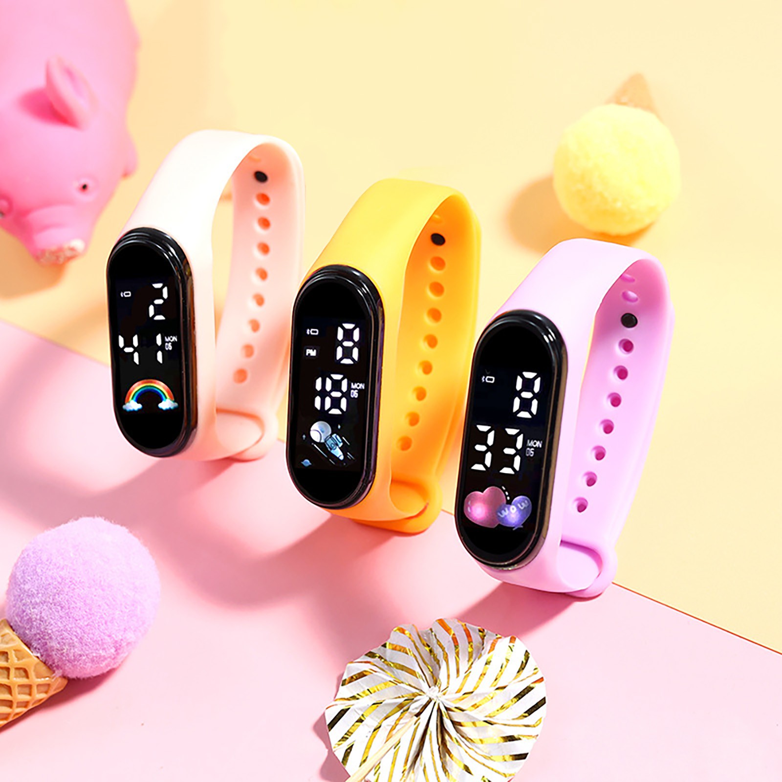 귀여운 어린이용 스마트워치, 패션 아웃도어 방수 스포츠 - Smartwatch Digital Watches For Kids 리뷰 및 가격