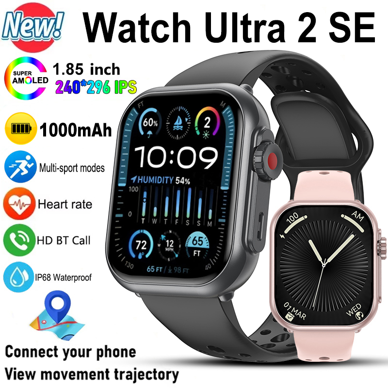 스마트 워치 울트라 2 SE 남성 여성 1000mAh  - Smartwatch Watches For Women With Gps 리뷰 및 가격