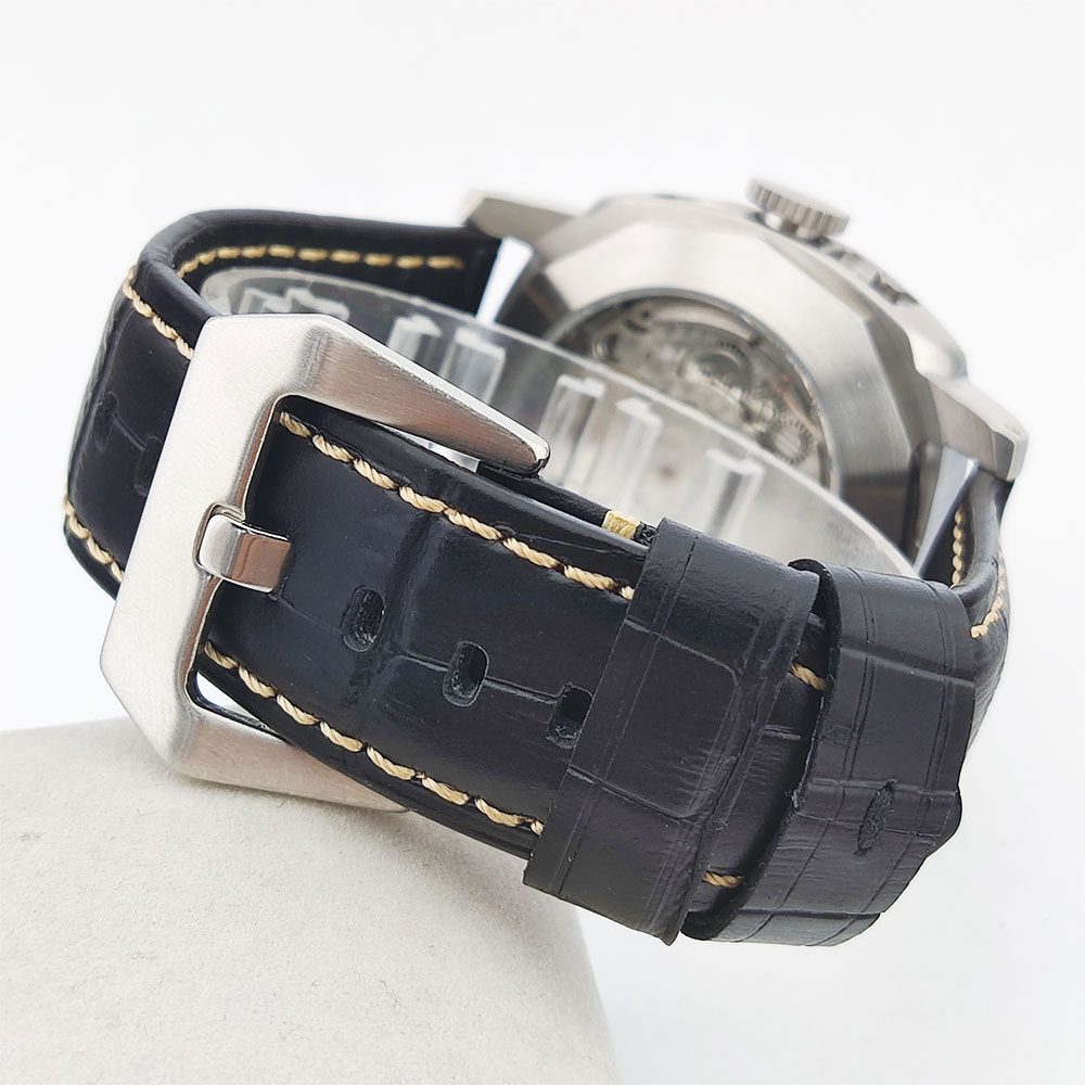 44mm 남성용 시계 Seagull ST2555 무브먼 - Leather Watch Strap 리뷰 및 가격