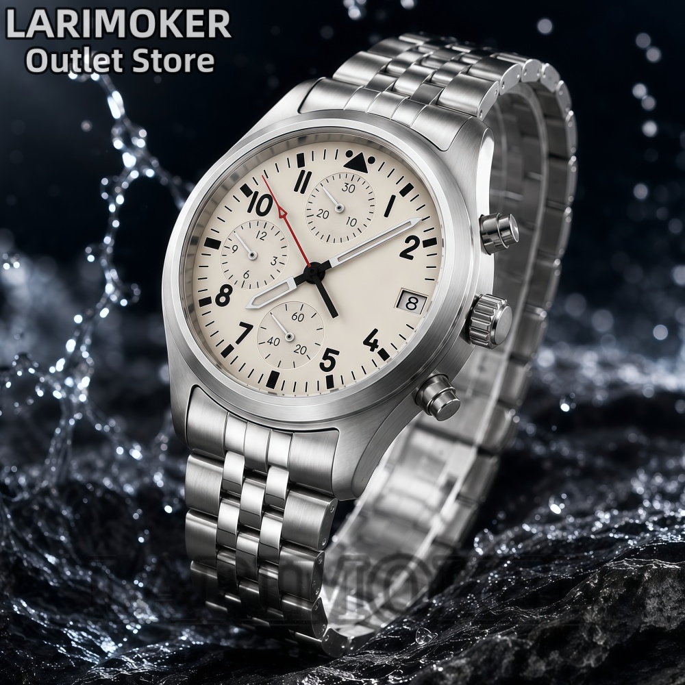 LARIMOKER 38MM VK67 메카 쿼츠 파일럿  - Timex Watches Smartwatch 리뷰 및 가격