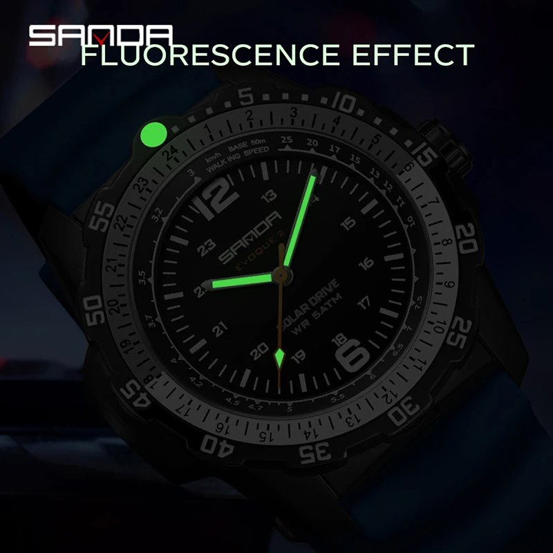 SANDA 새로운 럭셔리 남성용 태양열 시계 창의적인  - Solar Powered Watch 리뷰 및 가격