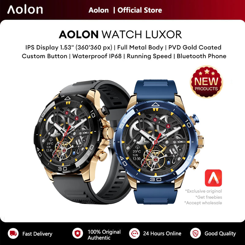 아올론 럭소르 클래식 스마트워치 1.53인치 IPS 스 - Smartwatch Digital Watches For Men 리뷰 및 가격