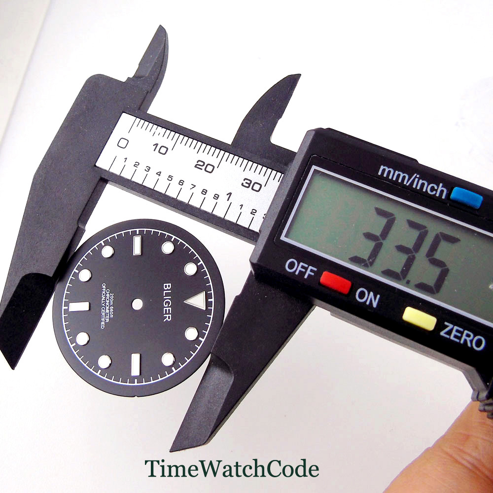 33.5mm 시계 다이얼 NH35A ETA2824 28 - Luminous Dial Face 리뷰 및 가격