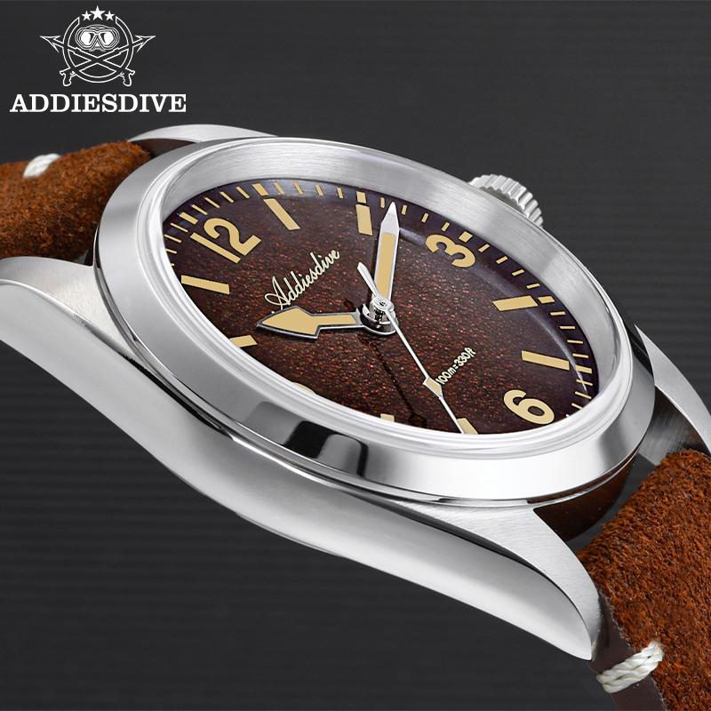 ADDIESDIVE 36MM 200M 방수 사파이어 유 - Leather Watch Strap 리뷰 및 가격