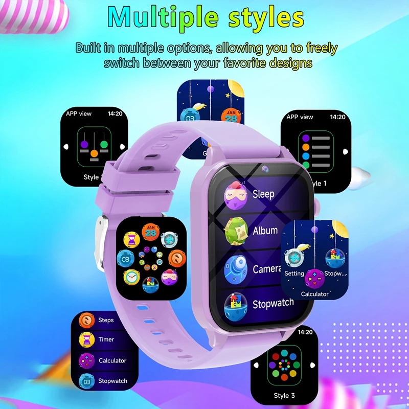 어린이 게임 스마트 시계 손전등 방수 HD 카메라 수면 - Smartwatch Digital Watches For Kids 리뷰 및 가격