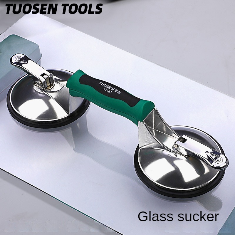 3개의 클로형 유리 흡착판, 두꺼운 고무 알루미늄 합금 - Crystal Press Tool 리뷰 및 가격