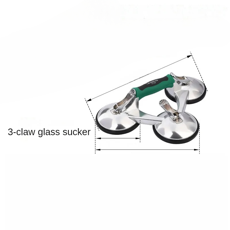 3개의 클로형 유리 흡착판, 두꺼운 고무 알루미늄 합금 - Crystal Press Tool 리뷰 및 가격