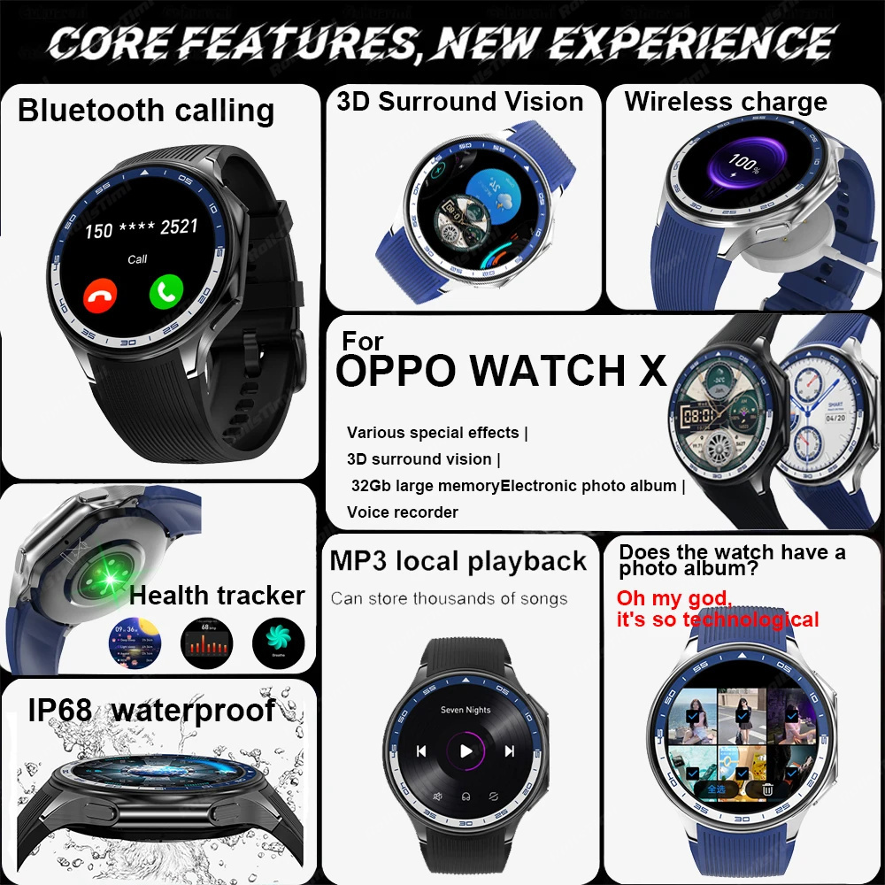 1.43 AMOLED 스마트 시계 3D 서라운드 비전  - Timex Watches Smartwatch 리뷰 및 가격