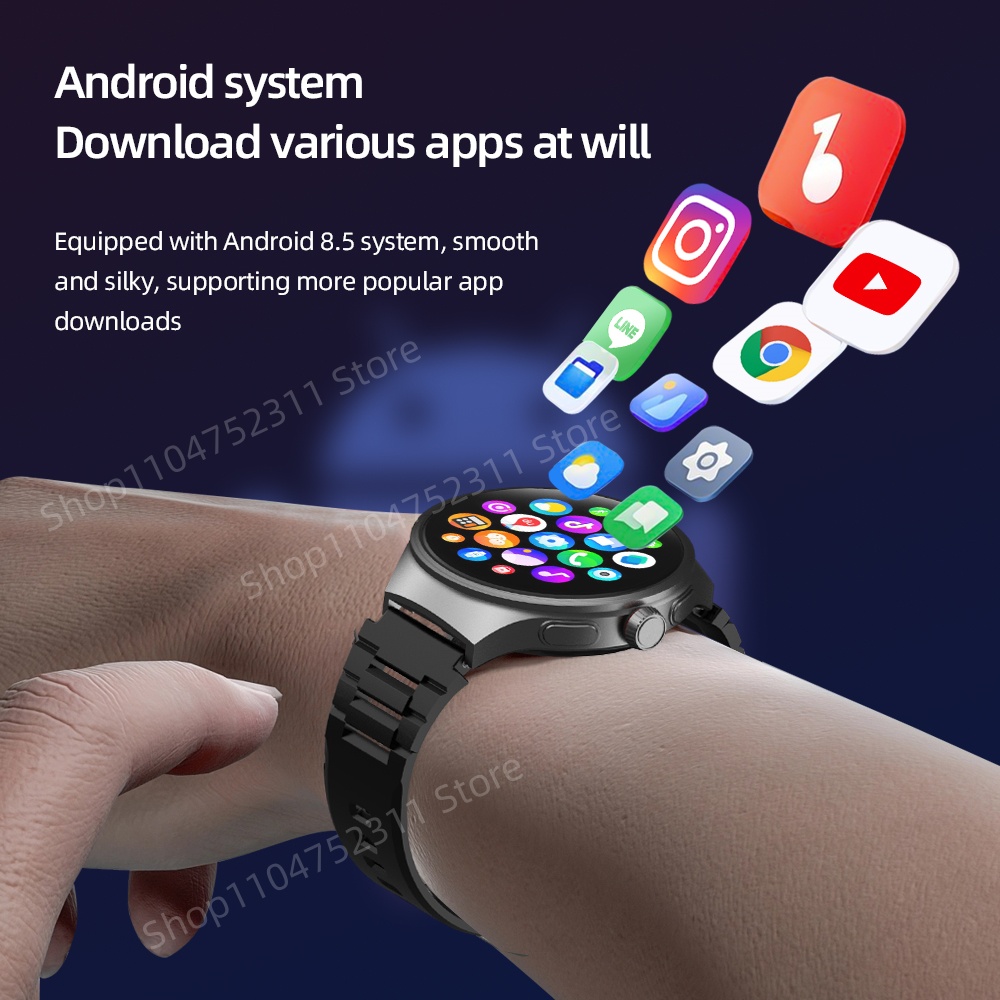 512G VP50 스마트워치 회전식 카메라 GPS WI - Watch Esim 리뷰 및 가격