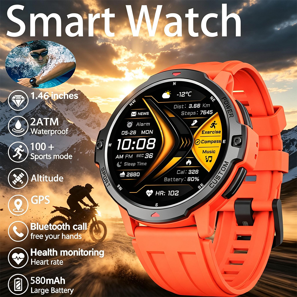 새로운 6축 자이로스코프 군용 GPS 스마트워치 3AT - Timex Watches Smartwatch 리뷰 및 가격