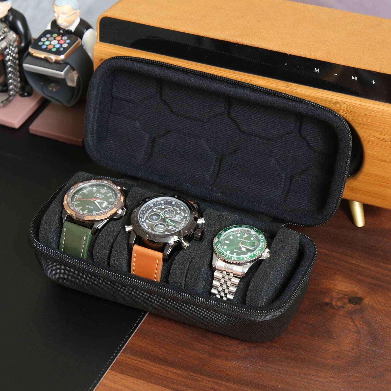 남성용 또는 여성용 시계 상자 정리함, 시계 여행용 케 - Smartwatch Watches For Men 리뷰 및 가격