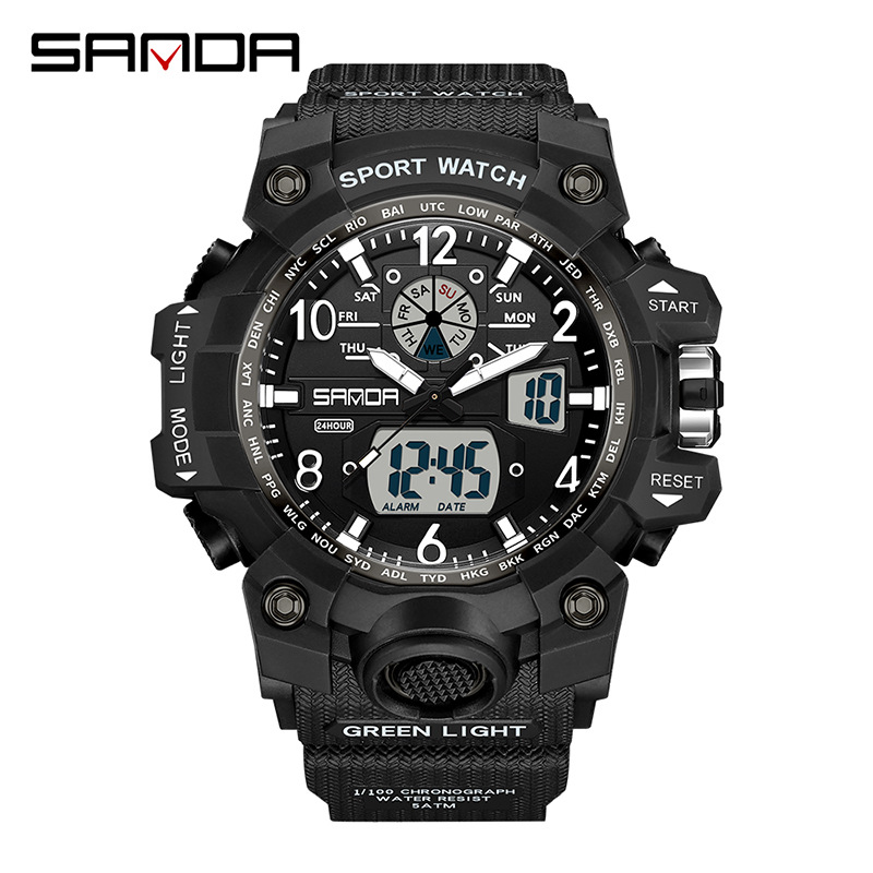 패션 산다 브랜드 청소년 군사 스포츠 트렌드 한국어 전 - Solar Powered Watch 리뷰 및 가격