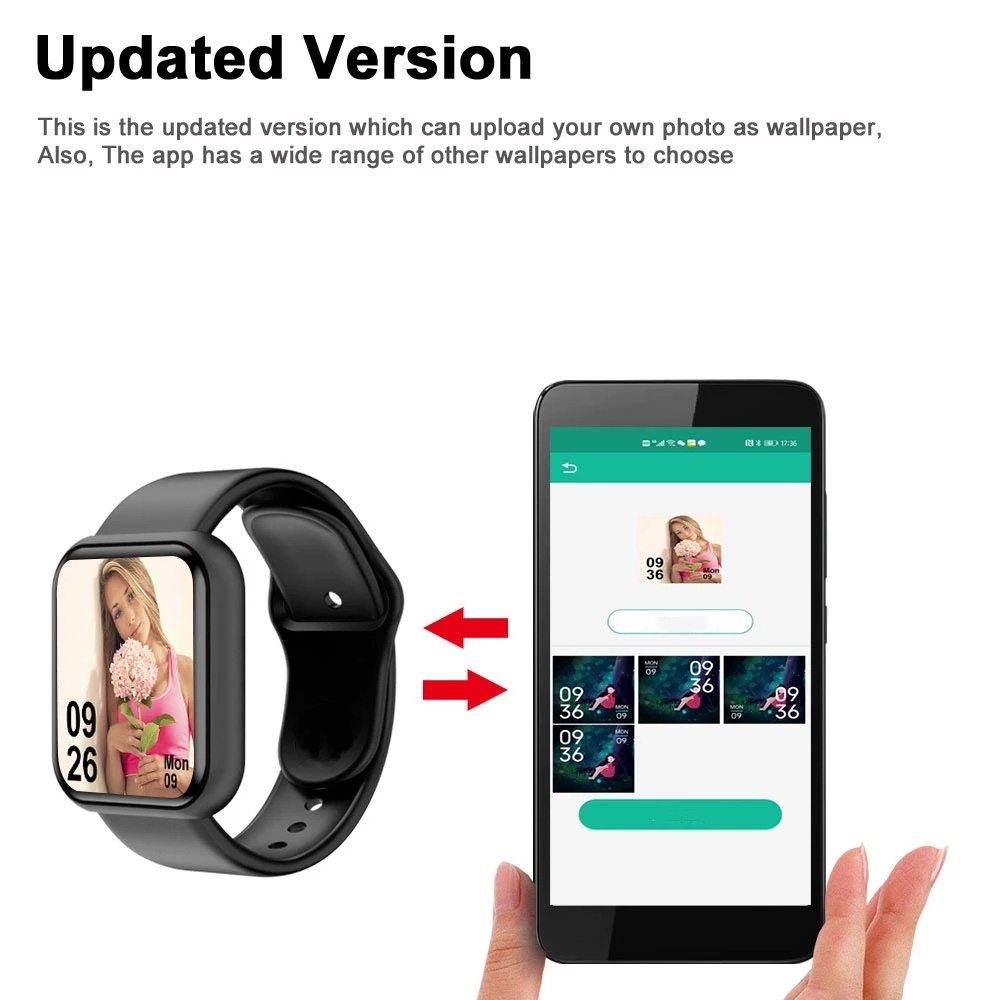 남자 시계 전자 피트니스 팔찌 Smartwatch 스마 - Watch Smart Y68 리뷰 및 가격