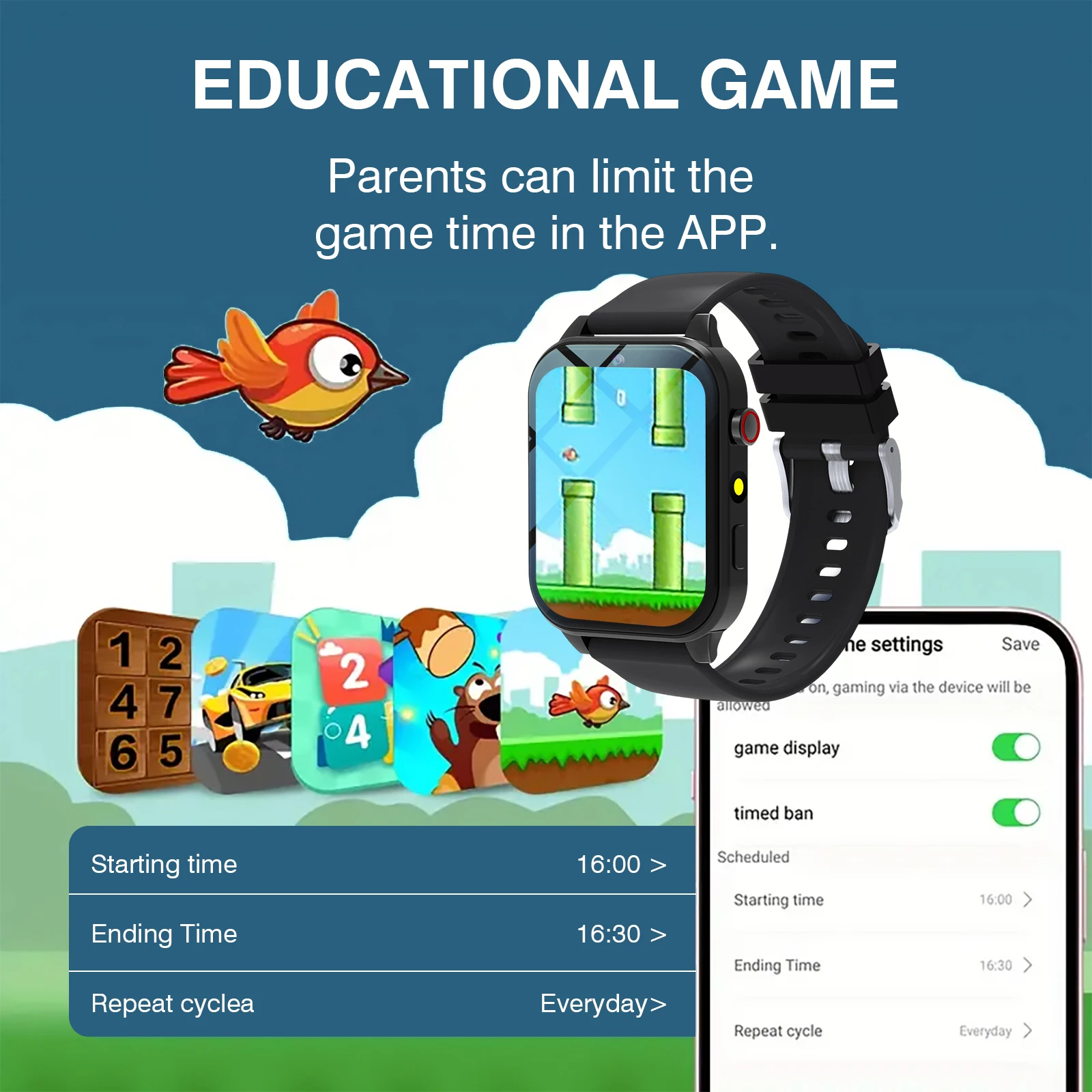 어린이용 스마트 시계 18개 게임 카메라 방수 손전등  - Smartwatch Digital Watches For Kids 리뷰 및 가격