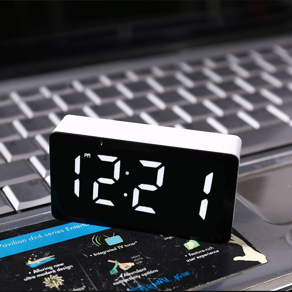 LED 전자 시계 거울 알람 시계 홈 가구 스마트 작은 - Smartwatch Nothing Watches 리뷰 및 가격