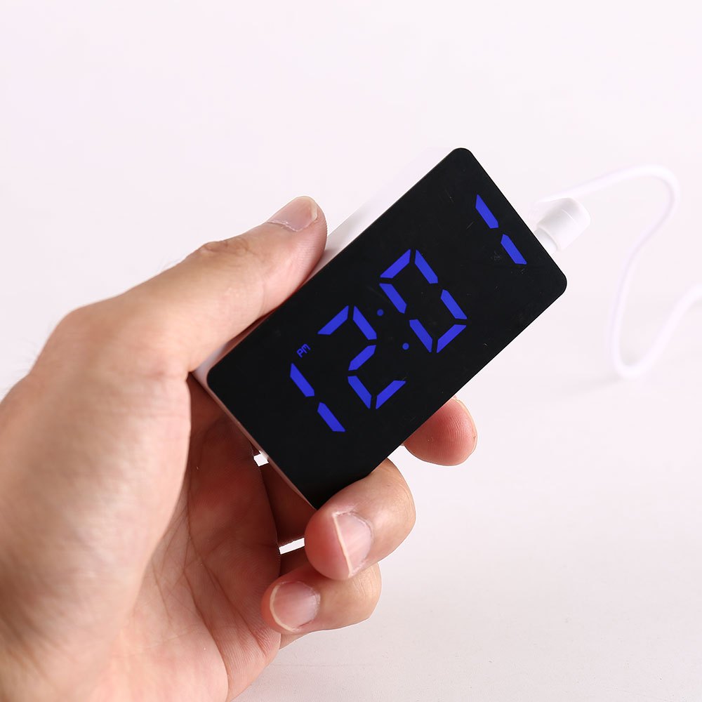 LED 전자 시계 거울 알람 시계 홈 가구 스마트 작은 - Smartwatch Nothing Watches 리뷰 및 가격