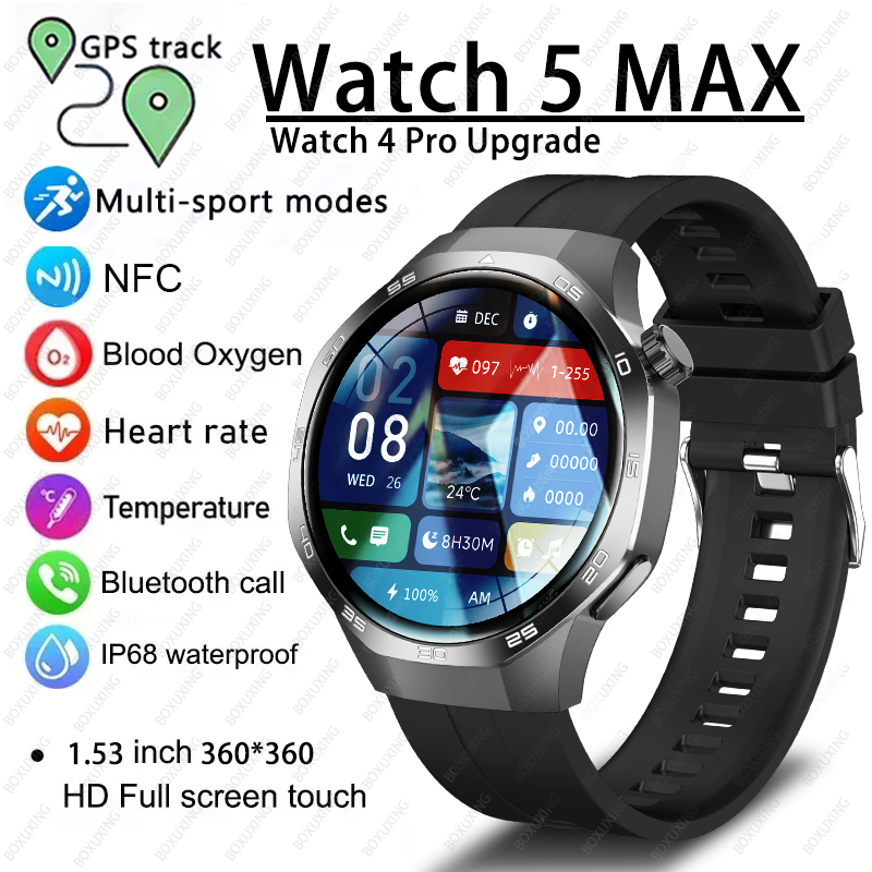 2025 새로운 시계 5 MAX 스마트 시계 HD AM - Smartwatch Watches For Women With Gps 리뷰 및 가격