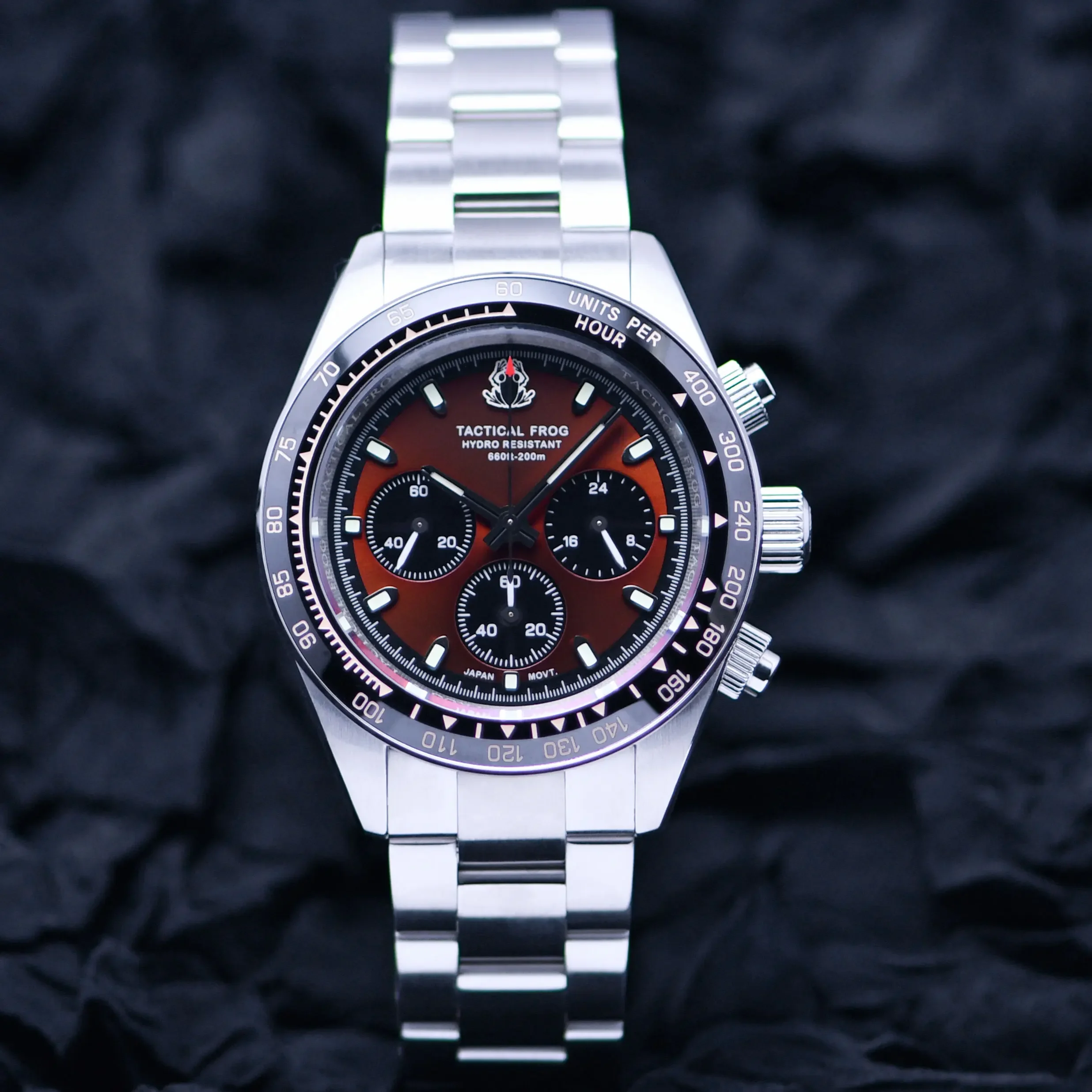 전술 개구리 41mm 남자 타이밍 시계 VS75 태양  - Solar Powered Watch 리뷰 및 가격