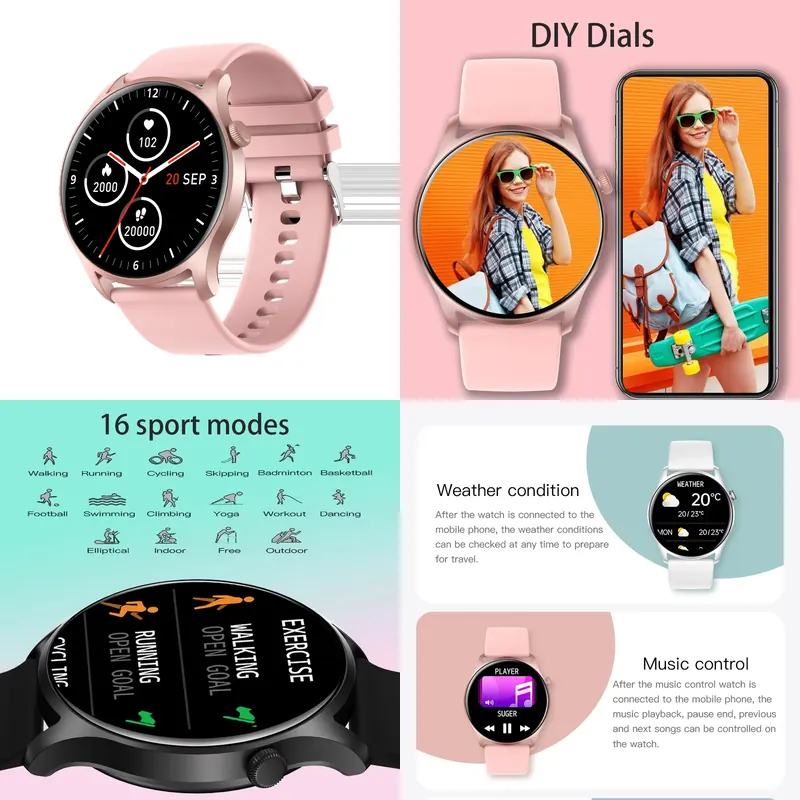 SENBONO MAX8 남성용 스마트 시계 여성용 음악 - Smartwatch Watches For Men 리뷰 및 가격