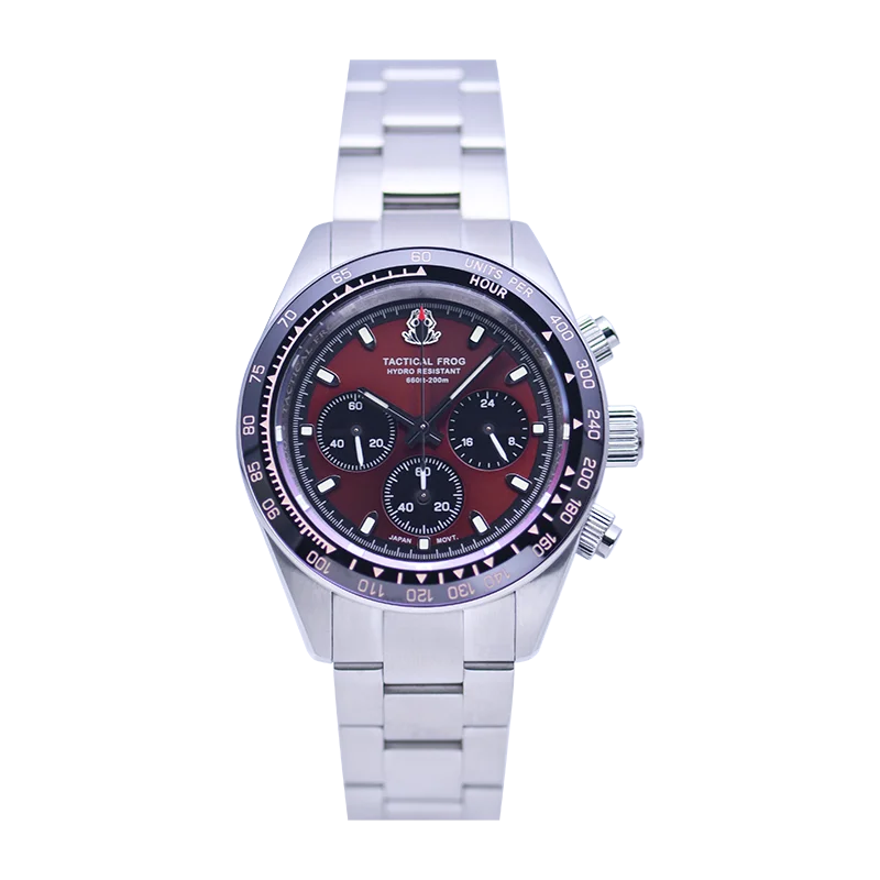 전술 개구리 남자 시계 스테인레스 스틸 크로노 그래프  - Solar Powered Watch 리뷰 및 가격