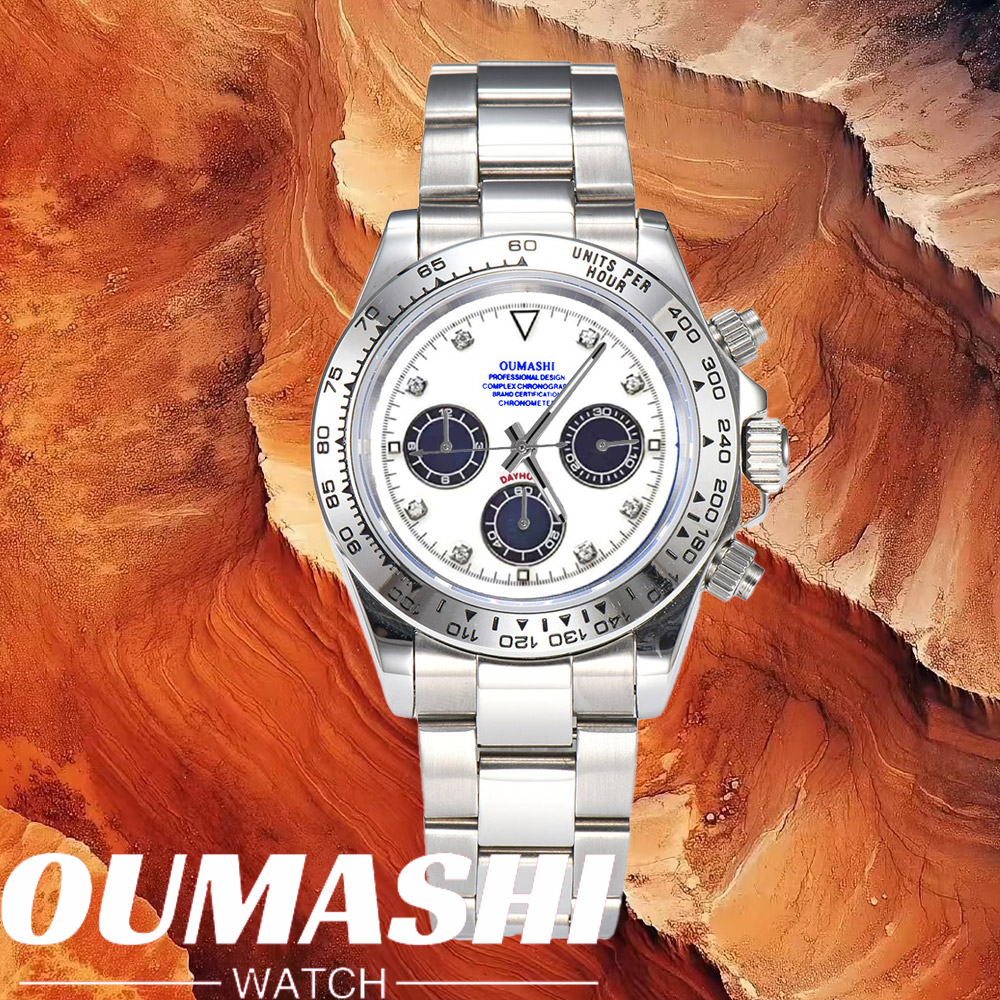 럭셔리 VK63 시계, 사파이어 글래스, 316L 스테 - Leather Watch Strap 리뷰 및 가격
