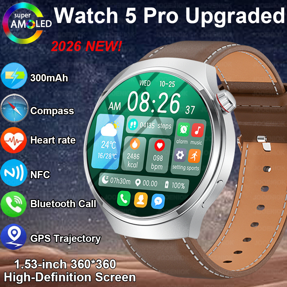 2026 새로운 시계 5 프로 업그레이드 GPS NFC - Watch Esim 리뷰 및 가격