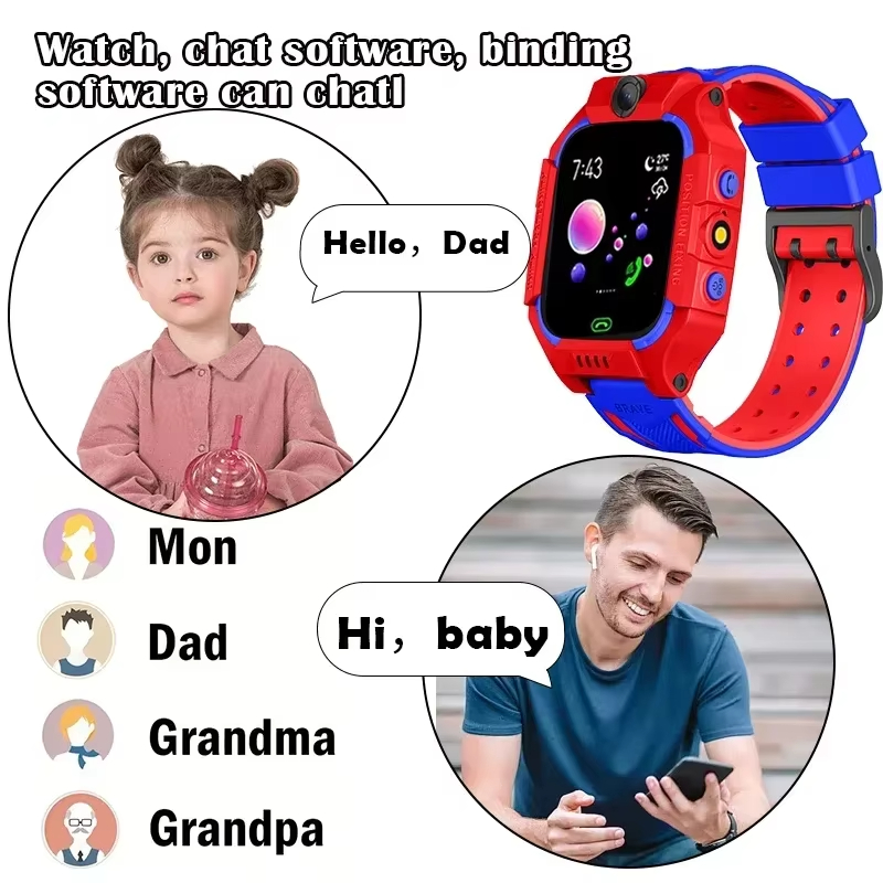 레노버 5G 어린이 카메라 스마트워치 GPS 위치추적  - Smartwatch Digital Watches For Kids 리뷰 및 가격