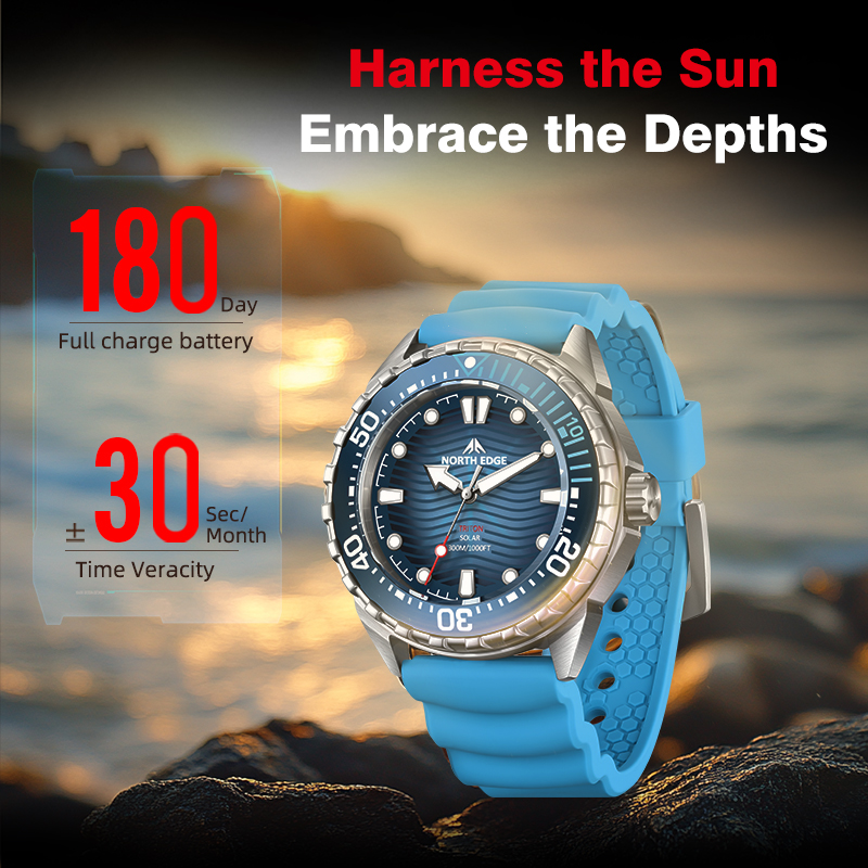 NORTH EDGE 2025 뉴 트라이톤 솔라 파워 다 - Solar Powered Watch 리뷰 및 가격