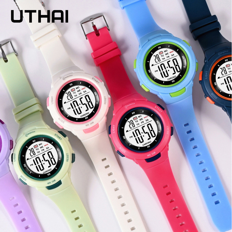 UTHAI 어린이 시계 스포츠 패션 빛나는 방수 알람  - Smartwatch Digital Watches For Kids 리뷰 및 가격